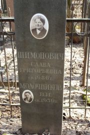 Шимонович Слава Григорьевна, Москва, Востряковское кладбище